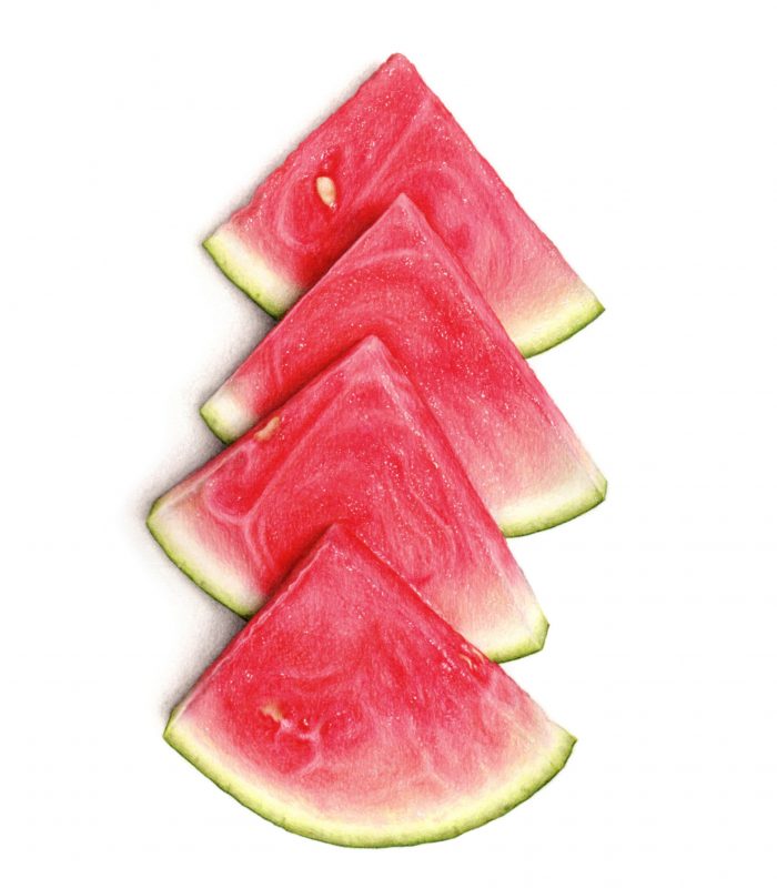 Melone-Täuschend echt zeichnen
